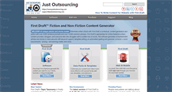 Desktop Screenshot of justoutsourcing.com